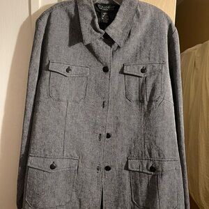 Dialogue Black and White Houndstooth Jacket